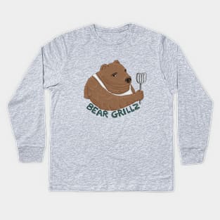 Bear Grillz Kids Long Sleeve T-Shirt